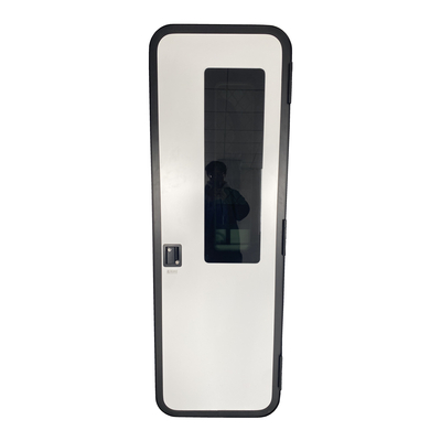 SLD Single point lock RV Door with GLASS