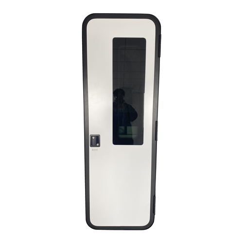 SLD Single point lock RV Door with GLASS