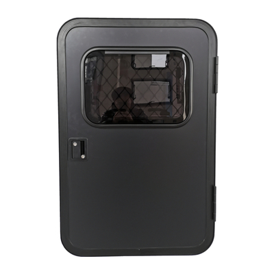SLD Single point lock RV Door with Tophung Hinged window